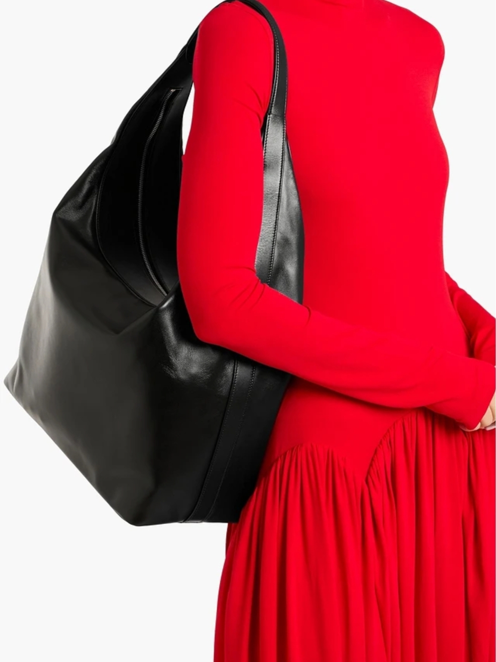 Loulou Studio Designer Purse Black Leather Hobo Bag Italy